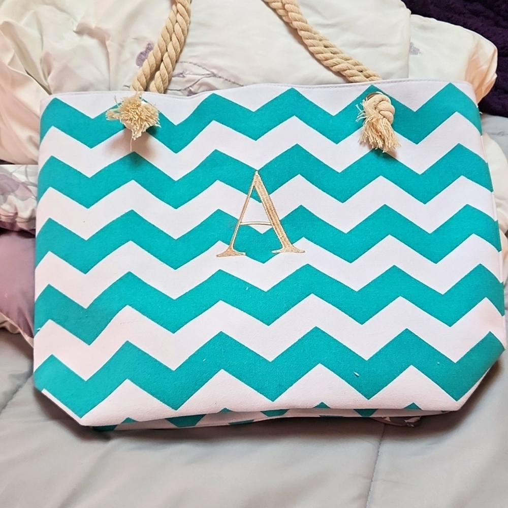 Yoolife initial A beachbag